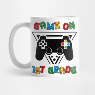 Back To School Game On 1st Grade Funny Gamer Kids Boys Mug